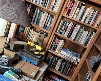 Books and Books and more Books....in the large loft office