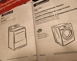 Kenmore Washer and Electric Dryer - $200 each. PRESALE. Call if interested.