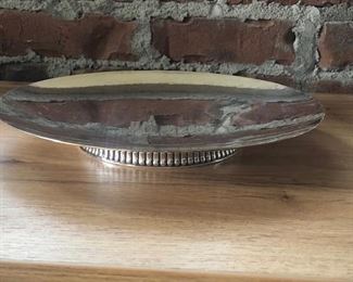 Sterling serving plate
