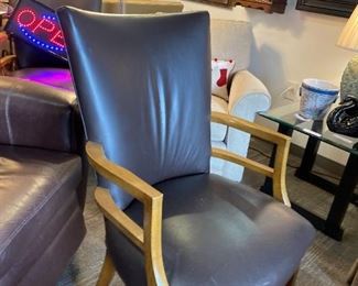 Leather Occasional Chair