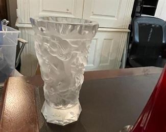 Frosted Glass Vase