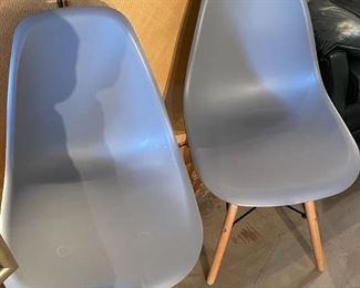 Pair of Eames style chairs