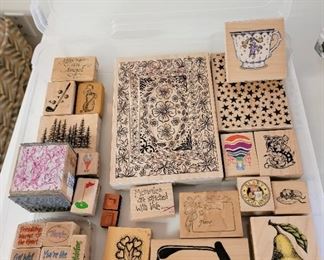 Wooden Rubber Stamps