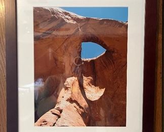 Framed Native American photograph