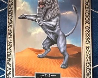 The Rolling Stones Brides to Babylon framed tour poster