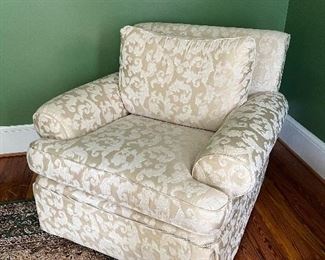Cream with floral upholstered Decor-Rest Armchair