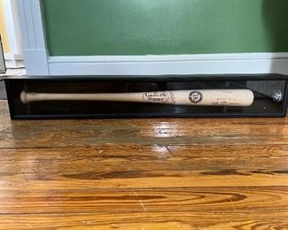 Signed Ryan Zimmerman Baseball bat with Authentication & Case