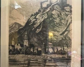 signed lithographs by unknown