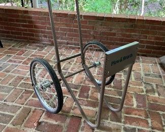 Plow & Hearth Wood Caddy with wheels