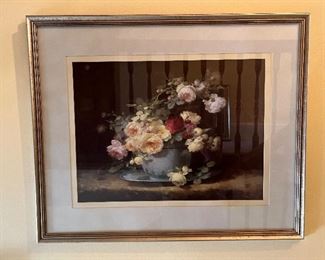 Floral print by unknown