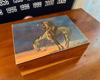 James Earl Frasier "End of the Trail" keepsake box
