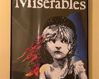 Les Miserables framed poster