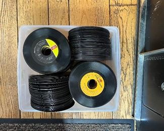 Huge collection of 45's