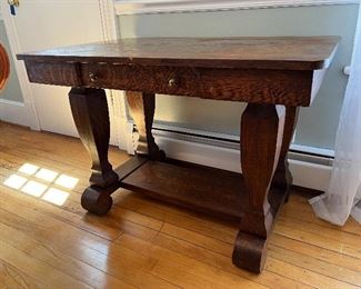 Antique 1 drawer accent table