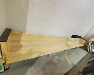 Used church pews.  Very long,  very heavy.  We have multiple available.  Only 2 pictured.  