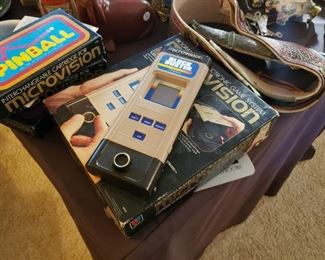 Vintage Microvision game and cartridges
