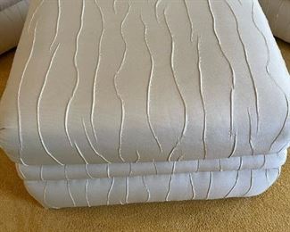 Custom Curved Sofa with Ottoman