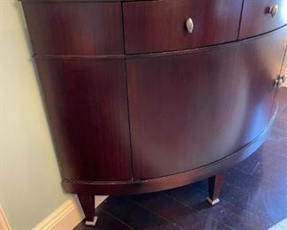 BERNHARDT Half Moon Sideboard with Marble Insert