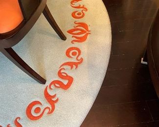 Large Round FABRICA Area Rug