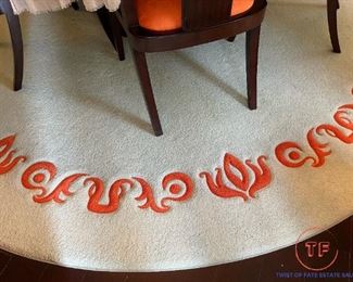 Large Round FABRICA Area Rug