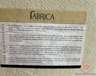 Large Round FABRICA Area Rug