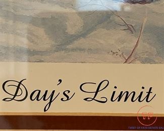 Signed Limited Edition "Day's Limit" by ED WARDS