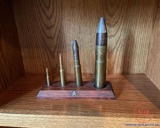 Vintage Ammunition Display