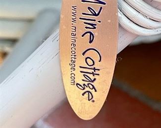 MAINE COTTAGE Wicker Chairs and ETHAN ALLEN Table Set