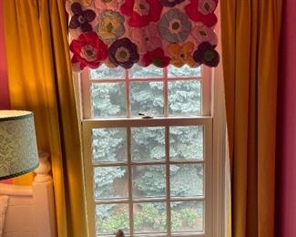 Custom Upholstered Bedding with Matching Drapes