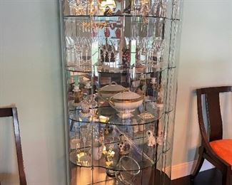 BERNHARDT Lighted Curio Display Cabinet