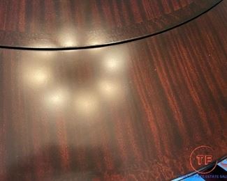 BERNHARDT Dining Room Table Set with Curved Leaves