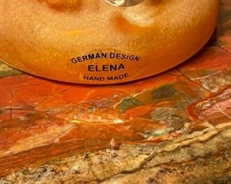 Elena Graure-Manta Figural Lion Wine Glasses