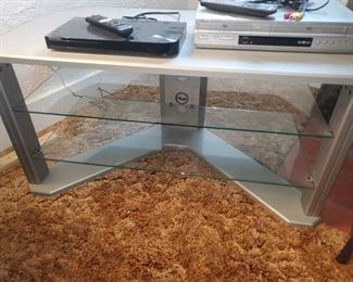 Glass/Metal TV Stand