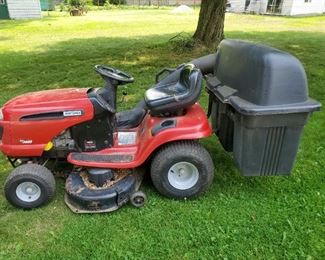 Craftsman riding mower with bagger