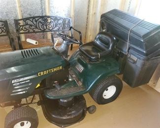 Craftsman riding mower with bagger