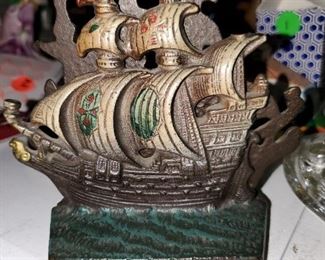 Vintage Metal Bookends