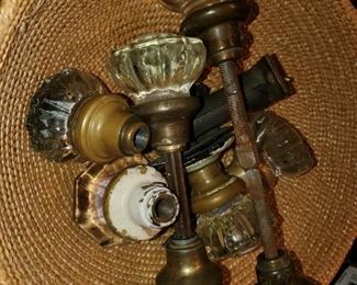 Vintage Glass Doorknobs
