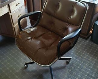 MCM Knoll Pollock chair, as-is