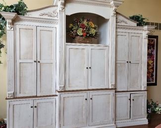 126" high x 124" wide x 50" deep