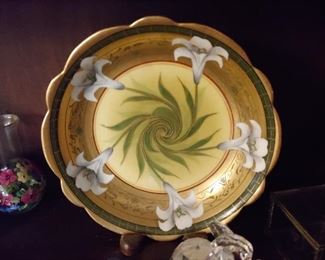 Hand Painted Pickard Bowl signed Lind