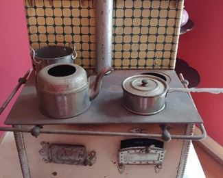 Antique toy stove