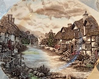 Plate  - "Olde English Countryside" - Johnson Bros - England