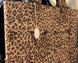 Leopard print purse