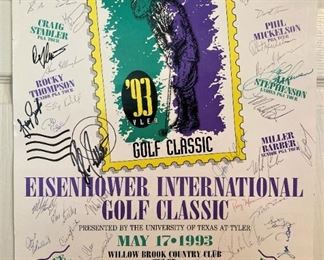 One of two 1993 Eisenhower International Golf Classic poster