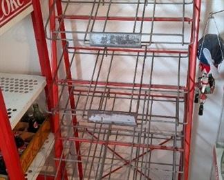 Wire Metal Coca-Cola Rack