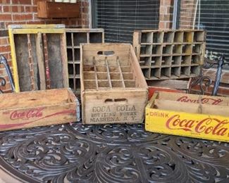 Vintage Wooden Coca-Cola Crates