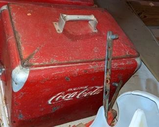 Metal Coca-Cola Ice Chest