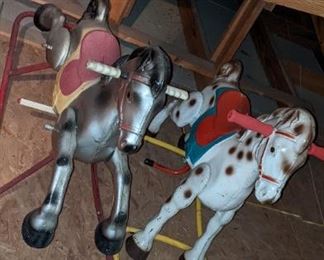 1950's MOBO Metal Rocking Horse 