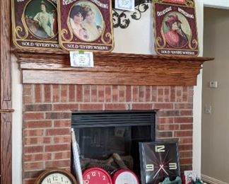 Clocks and Coke Advertising 