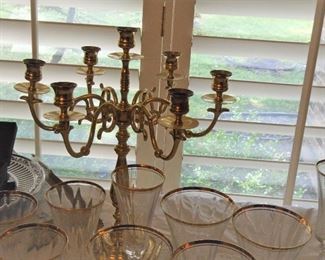 Brass Candelabra 